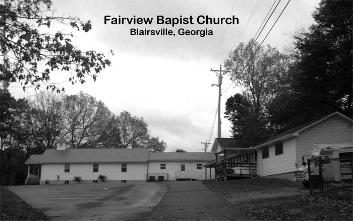 Fairview Baptist Church, Blairsville, Georgia